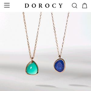 도로시 14k 라피스라줄리원석 목걸이 이미지