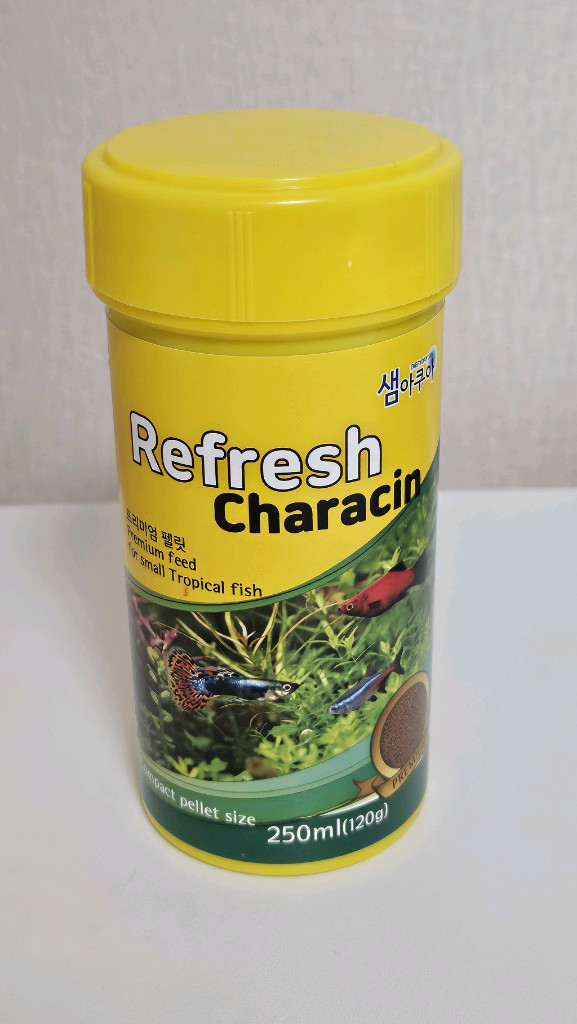 리프레쉬 카라신 열대어 사료 250ml--0