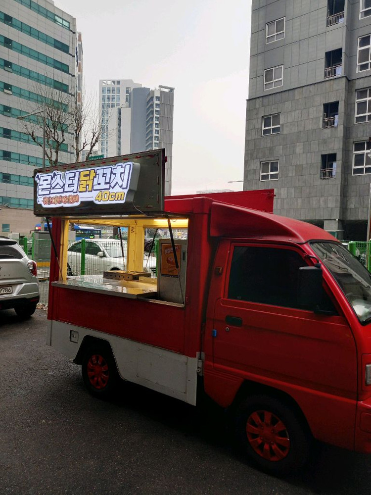 푸드트럭 세트 이미지