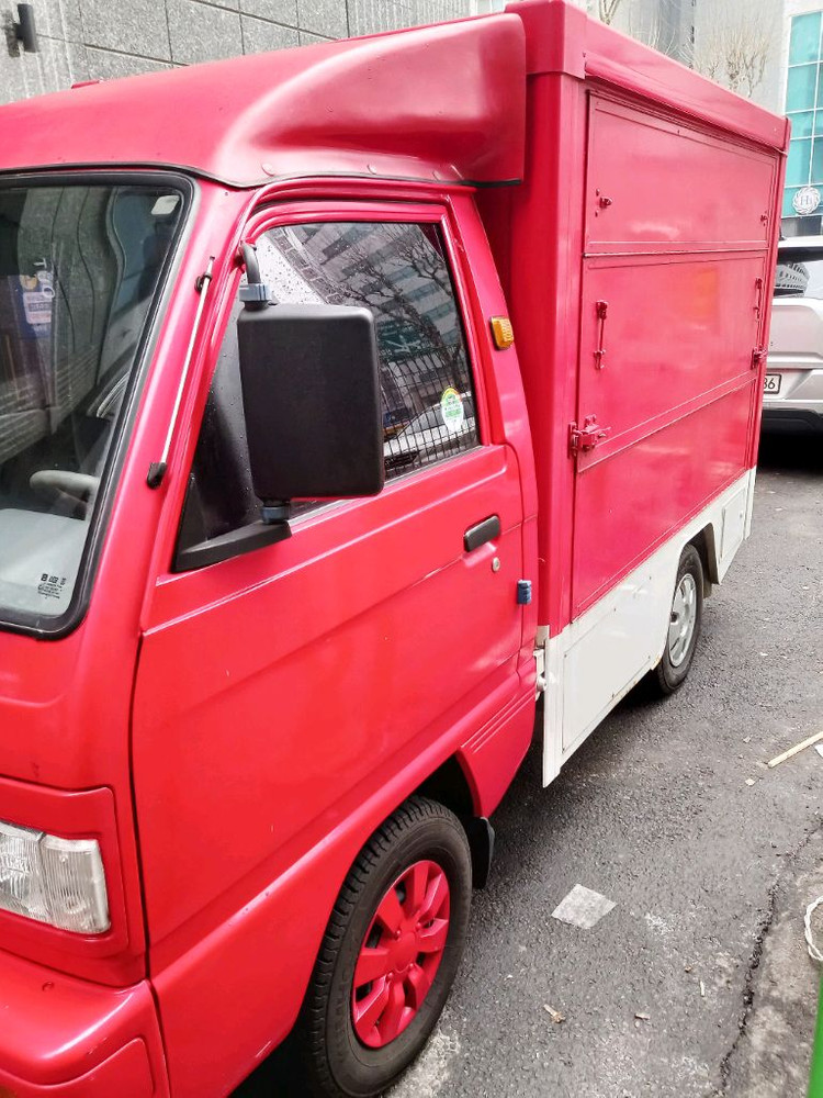 푸드트럭 세트 이미지