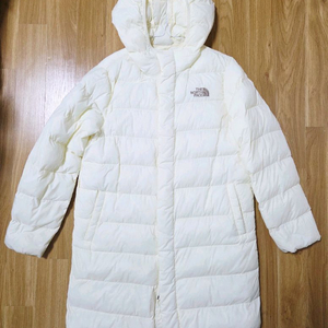 노스페이스 온볼 아이보리 경량 롱패딩 160 이미지