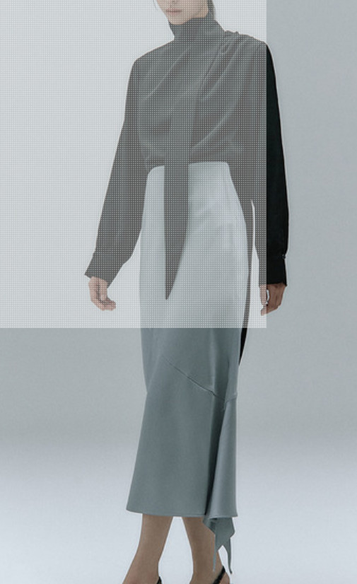 IVHL Satin Mermaid Tail Skirt (이바나헬싱키 세컨 브랜드) S 사이즈 이미지