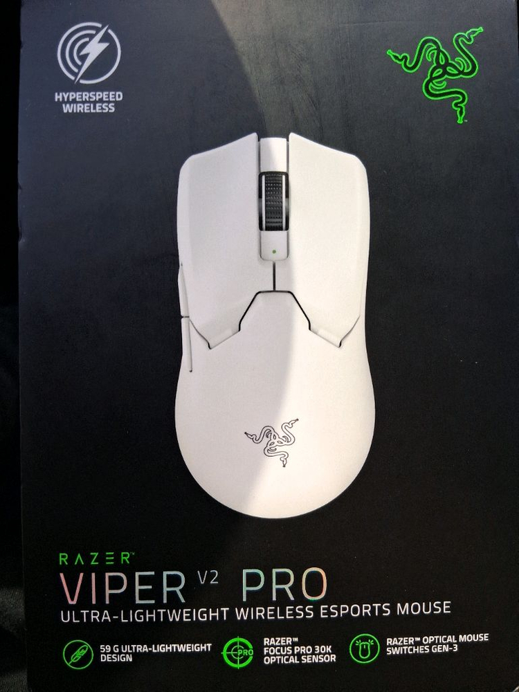 바이퍼 v2 프로 화이트 팝니다--1