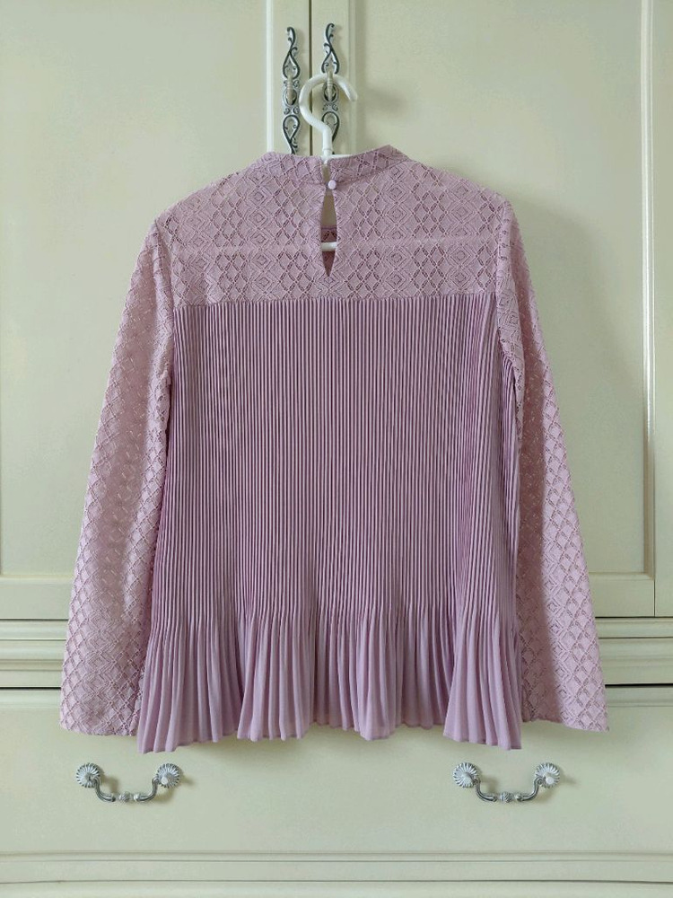 새상품급) 잇미샤 레이스블라우스 오브제오즈세컨미샤온앤온시슬리헤지스듀엘지컷레니본쥬크--1