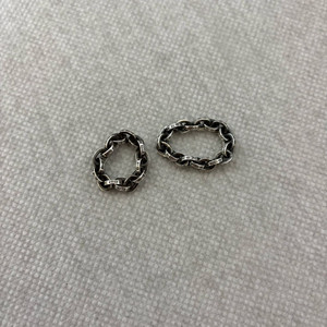 정품 크롬하츠 페이퍼체인링