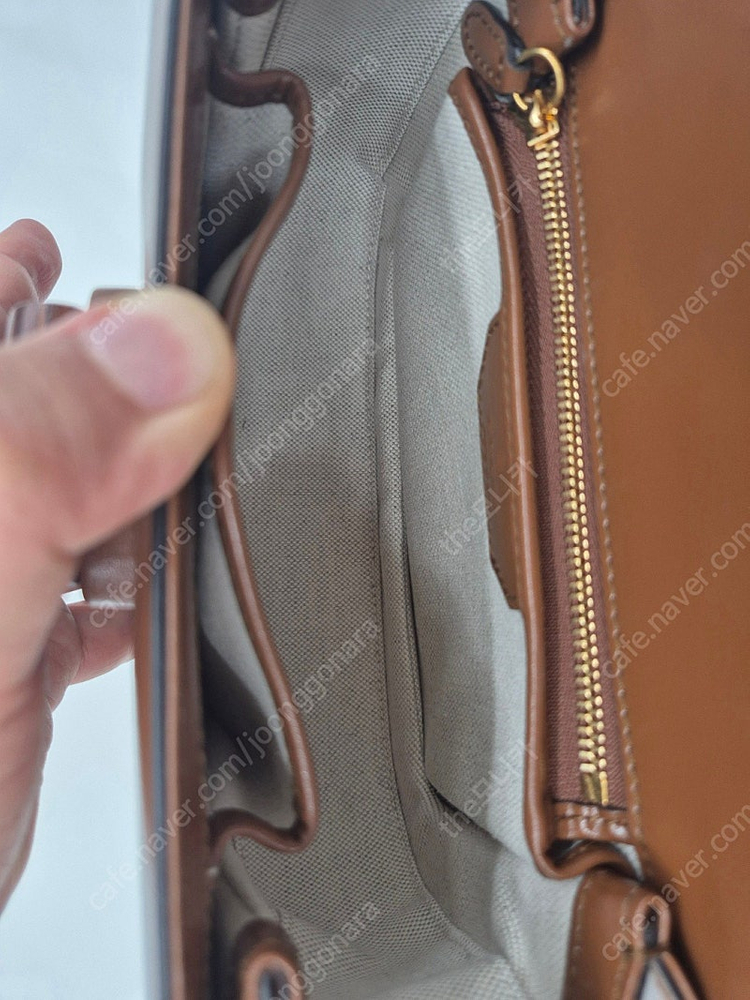 구찌 뱀부 1947 스몰 탑핸들백 (정품)--5