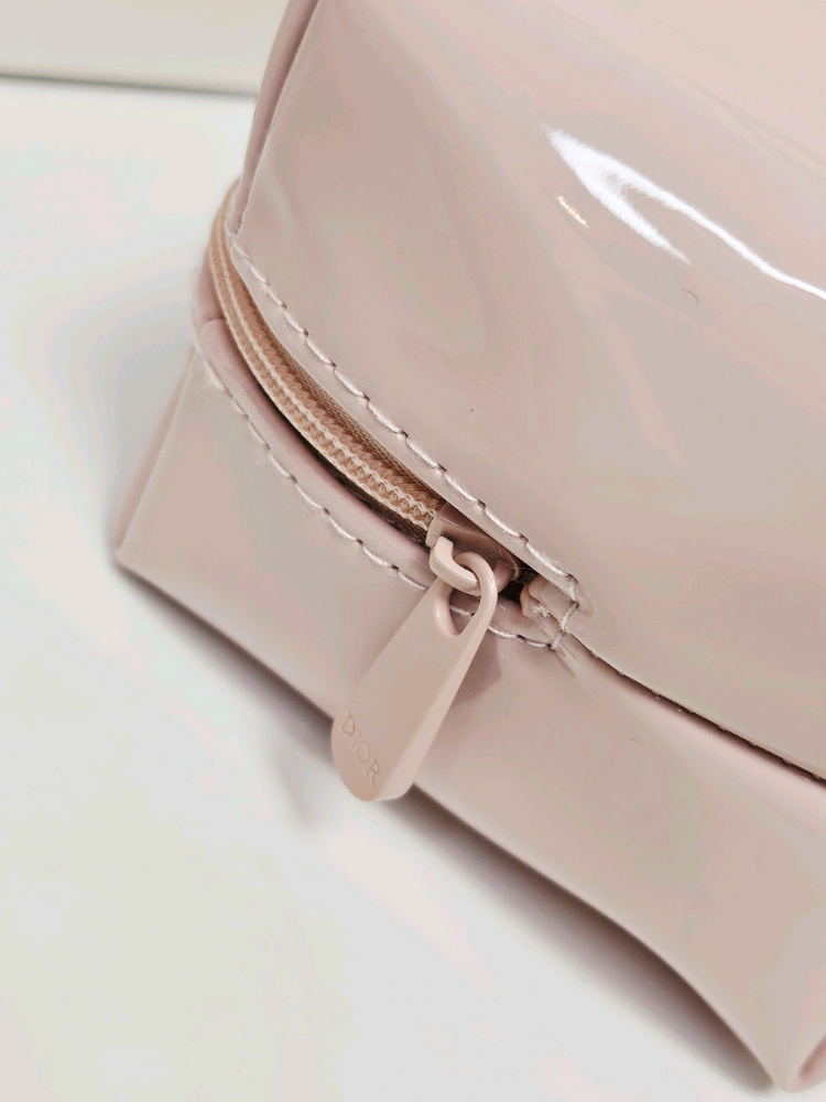 디올 핑크 에나멜 파우치 (정품 / 새상품 / 박스 포함)--3