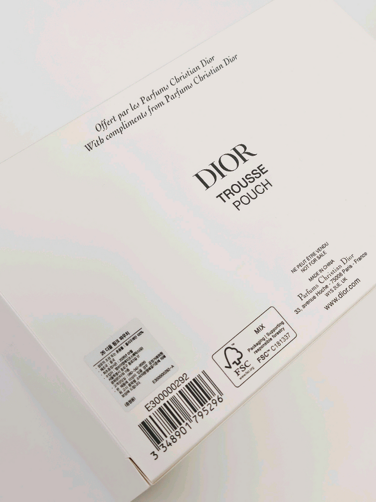 디올 핑크 에나멜 파우치 (정품 / 새상품 / 박스 포함)--5