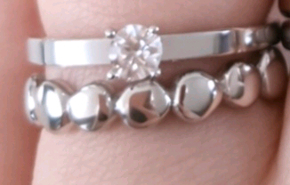 14k 반지 화이트골드 12호--1