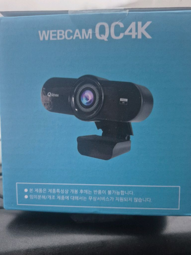Q SNN QC4K 웹캠 미개봉 새제품--2