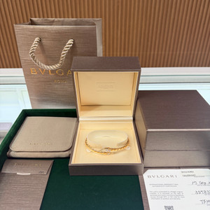 불가리 세르팬티 다이아 팔찌 로즈골드 L사이즈