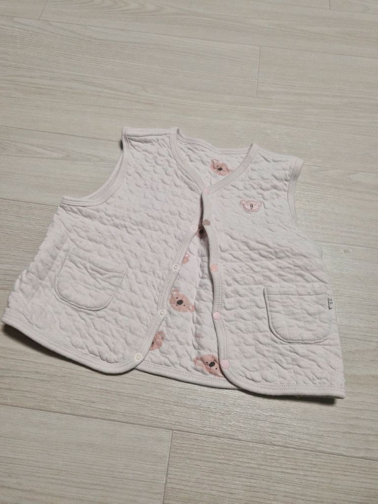 아가방 유아 내복 상하 및 조끼 13벌 110 일괄--3