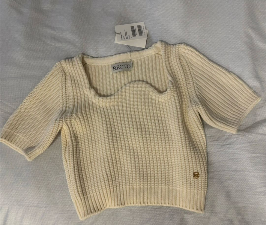 렉토 아이보리 니트 M--4