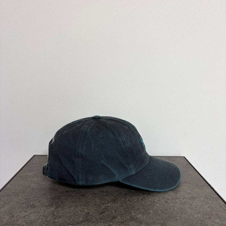 (OS) 슈프림 6패널 볼캡 모자 22SS 워시드 트윌 블루--2