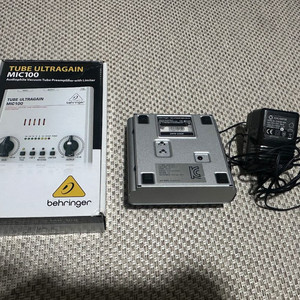 베링거 TUBE ULTRAGAIN MIC100 프리앰프