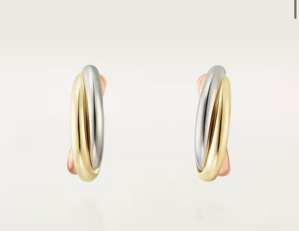 까르띠에 트리니티 스몰 이어링--1