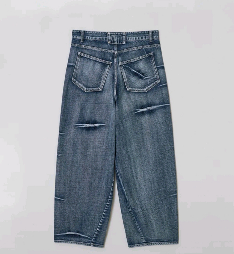 메종미네드 핀치 윈드 데님 팬츠--5
