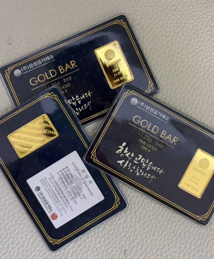 삼성금거래소 골드바 3돈 . 2돈 (정품/직거래)--0