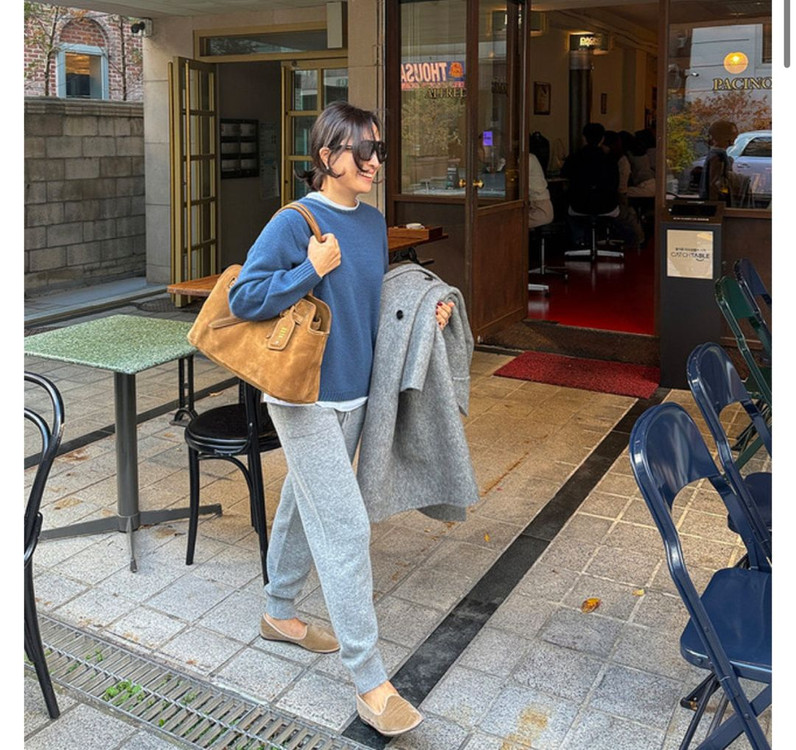 디그리스 Digris 홀리 조거팬츠(울캐시미어 니트 팬츠)--4