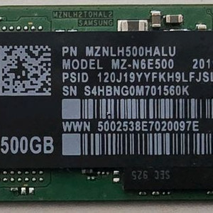삼성 SSD M.2 860EVO 500G(sata) 팝니다.