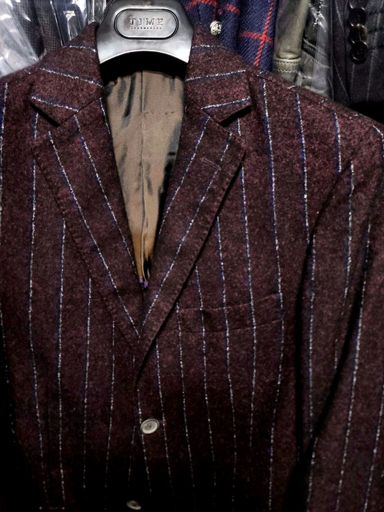 빨질레리 / 이태리 메이드 직수입 300만대 언컨 버건디 블레이져 자켓 / 50(100-105)--1