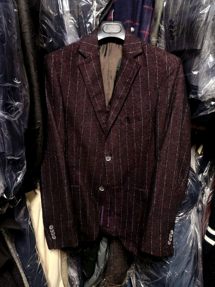 빨질레리 / 이태리 메이드 직수입 300만대 언컨 버건디 블레이져 자켓 / 50(100-105)--4