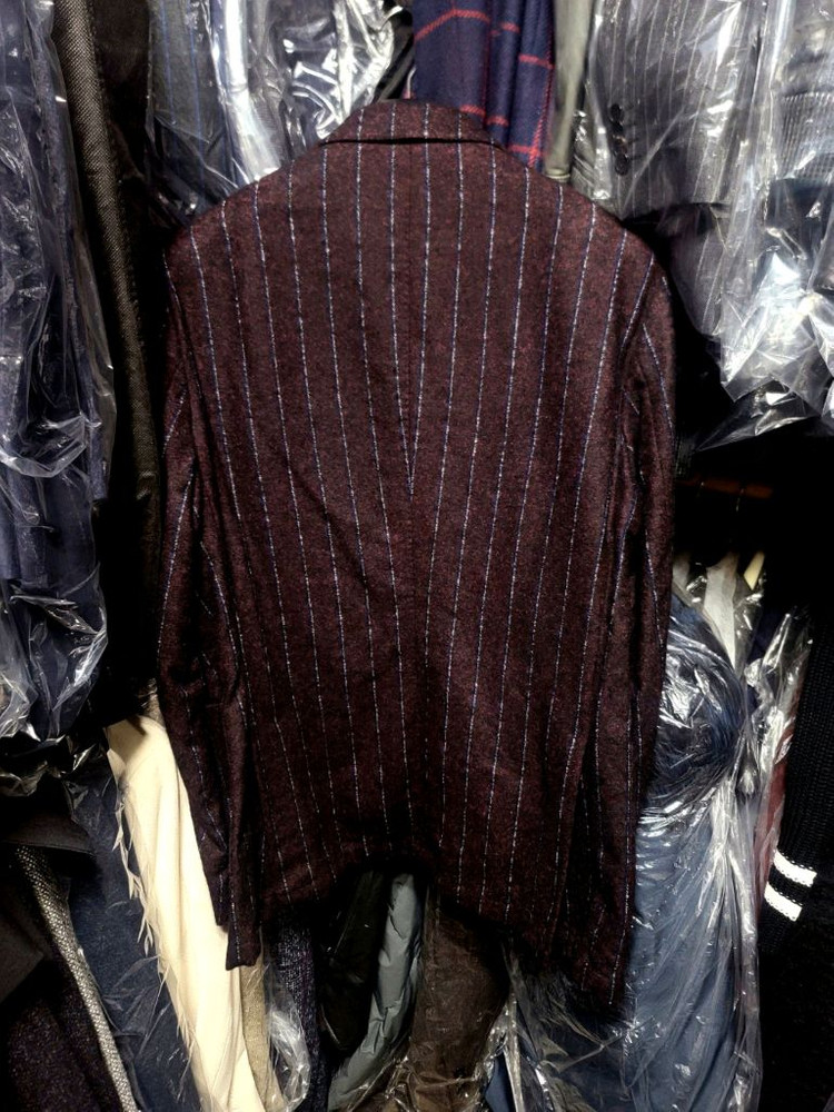 빨질레리 / 이태리 메이드 직수입 300만대 언컨 버건디 블레이져 자켓 / 50(100-105)--7