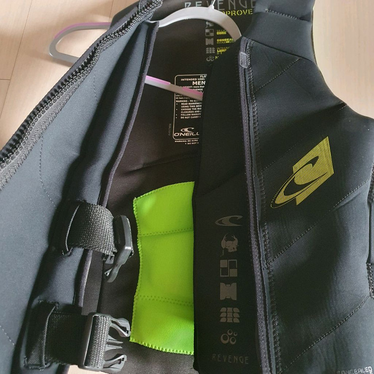 오닐 REVENGE 구명조끼 남성 최상급 베스트 라이프자켓 웨이크보드 바다 물놀이 수상레저--1