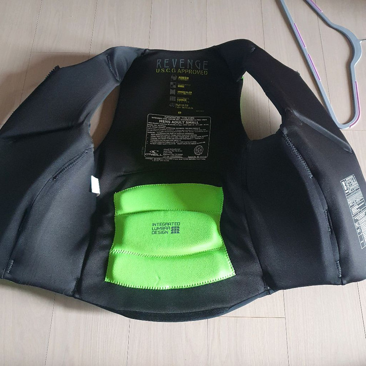 오닐 REVENGE 구명조끼 남성 최상급 베스트 라이프자켓 웨이크보드 바다 물놀이 수상레저--2