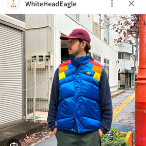 아디다스 x 카를로 그루버 빈티지 올드스쿨 패딩조끼 팝니다