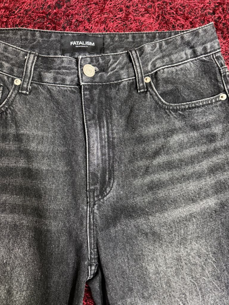 페이탈리즘 Crude wide fit jeans 데님 청바지 판매 이미지