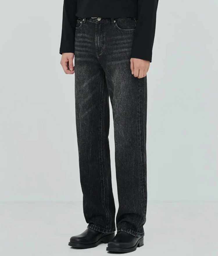 페이탈리즘 Crude wide fit jeans 데님 청바지 판매 이미지