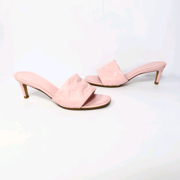 루이비통 리바이벌 모노그램 힐 뮬 슬리퍼 36/230 이미지