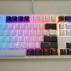 앱코 K997P 45g PBT 투톤 RGB 완전방수 무접점 키보드