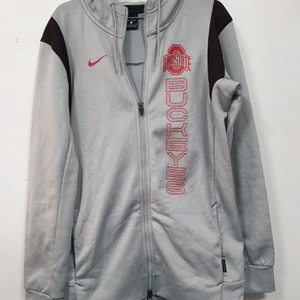 나이키 회색 드라이핏 후드 집업 기모 M사이즈