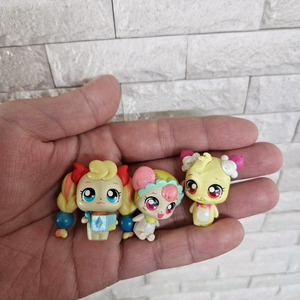 캐치티니핑 피규어 메모핑 베베핑 차캐핑 3종 일괄 이미지