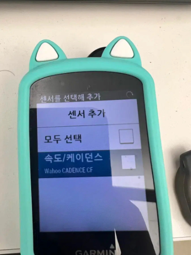 와후 속도계 케이던스 센서 판매합니다.--1