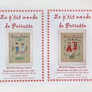 프랑스 ABC컬렉션 Epoque 십자수 도안 2종 일괄(새상품)