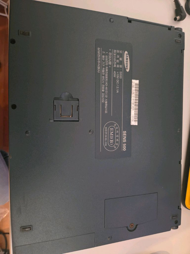 삼성 sens아카데미500 구형 노트북 팝니다--1