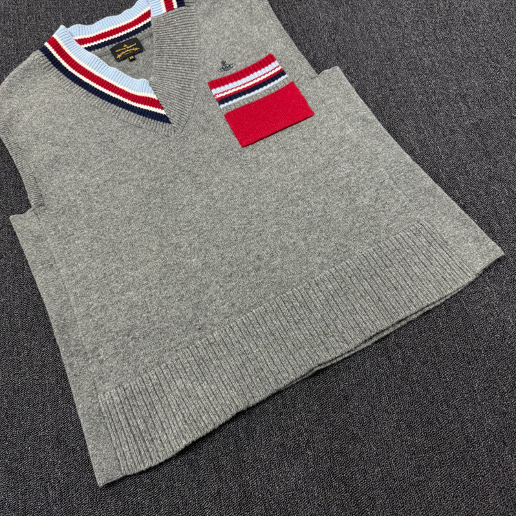 비비안웨스트우드 니트 조끼--2