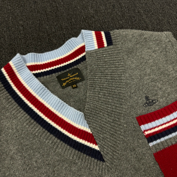 비비안웨스트우드 니트 조끼--7