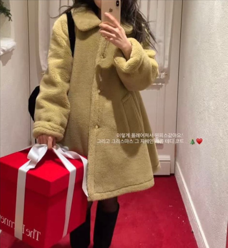 더바넷 캐롤 테디 울 코트 이미지