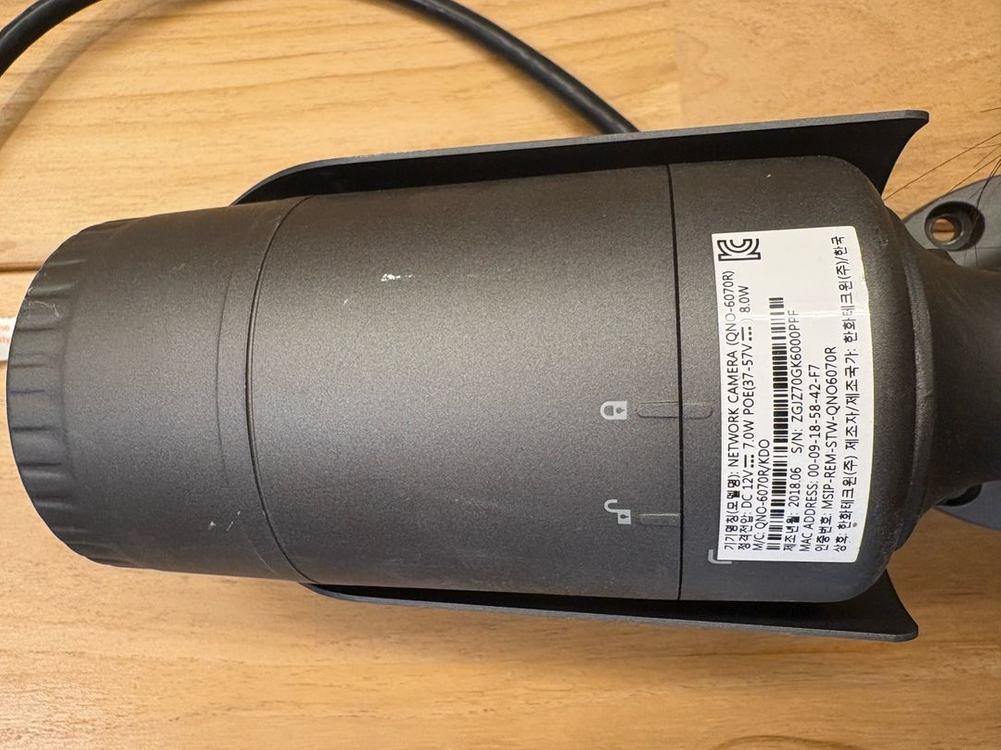 한화테크원 CCTV카메라--2