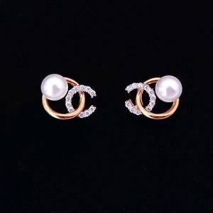 새상품,선물박스포장]라운드 지르코니아 고급 진주 귀걸이/목걸이 반지 팔찌 진주 샤넬 14k 18k 스와로브스키