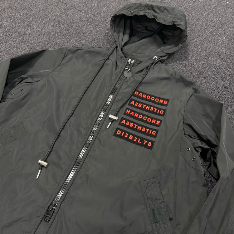 디젤 제이 엘링스 벨크로 롱 윈드 야상 바람막이 자켓--3