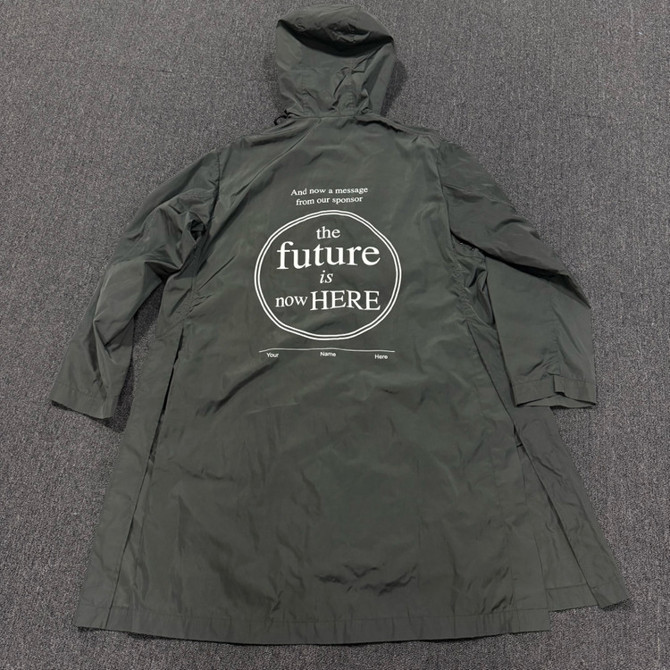 디젤 제이 엘링스 벨크로 롱 윈드 야상 바람막이 자켓--5