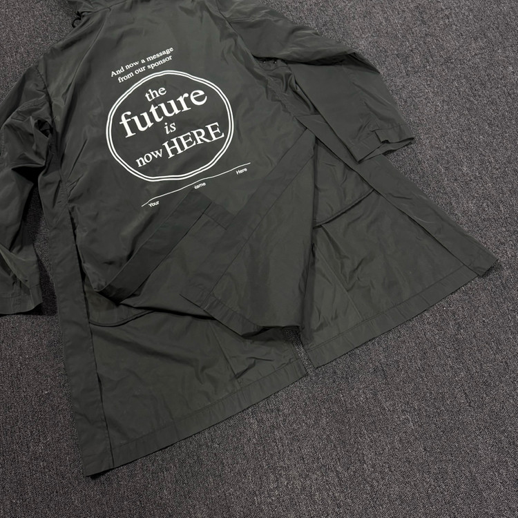 디젤 제이 엘링스 벨크로 롱 윈드 야상 바람막이 자켓--6