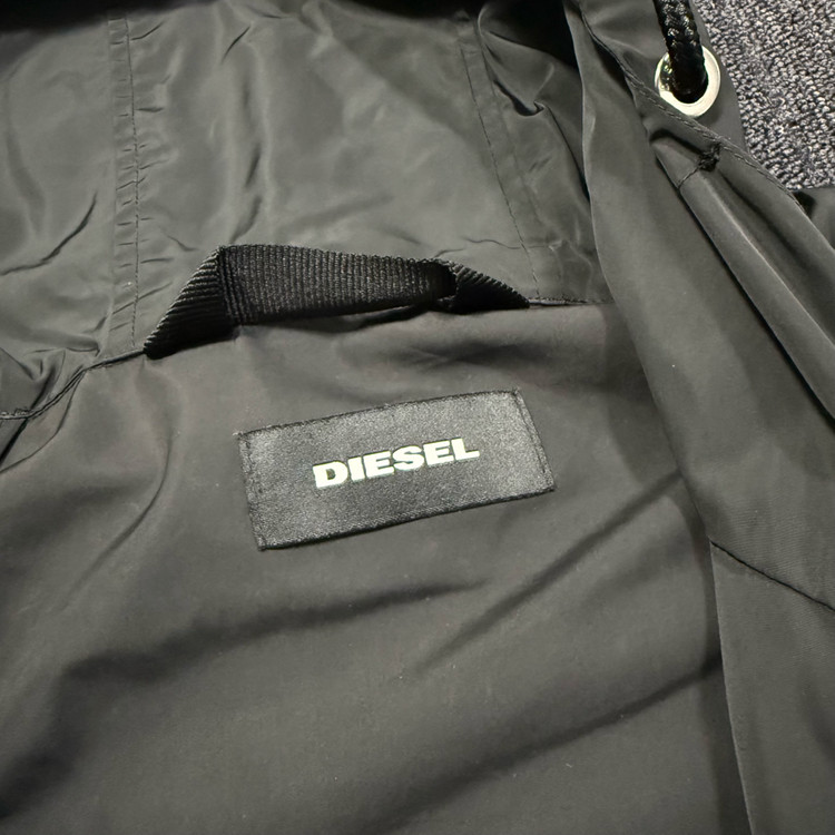 디젤 제이 엘링스 벨크로 롱 윈드 야상 바람막이 자켓--8