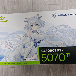 RTX 5070TI 폴라폭스 미개봉 그래픽카드 팝니다 만리 polarfox
