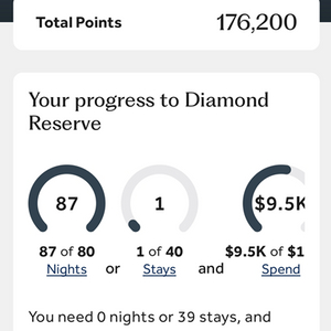 힐튼 포인트 17.6만 팝니다(1p/5.8원)